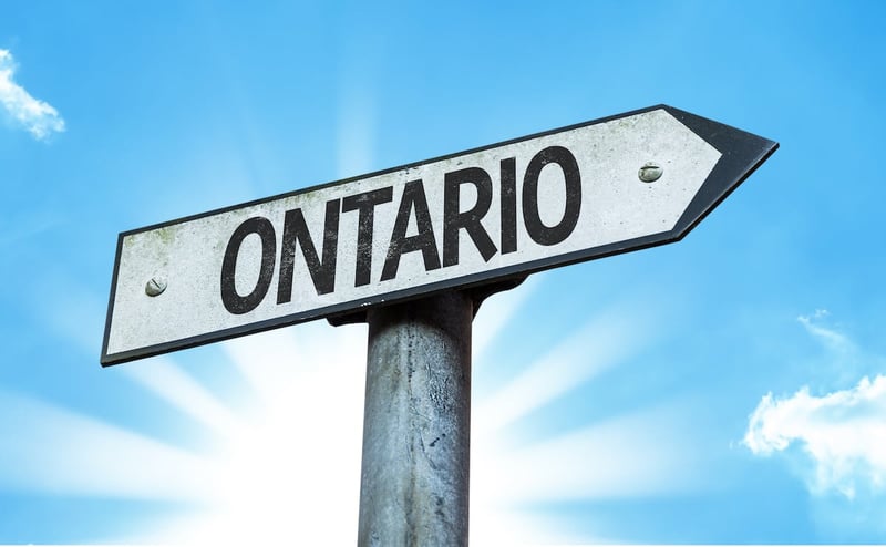 Ontario sign