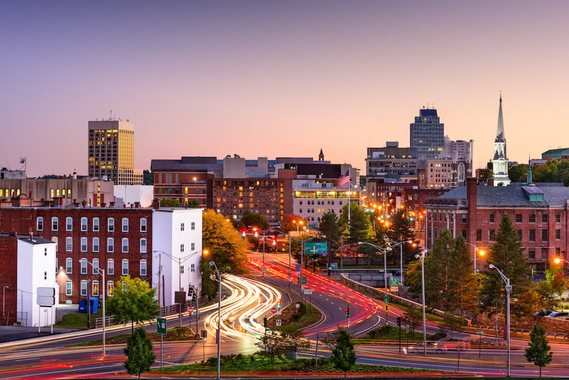 Worcester skyline