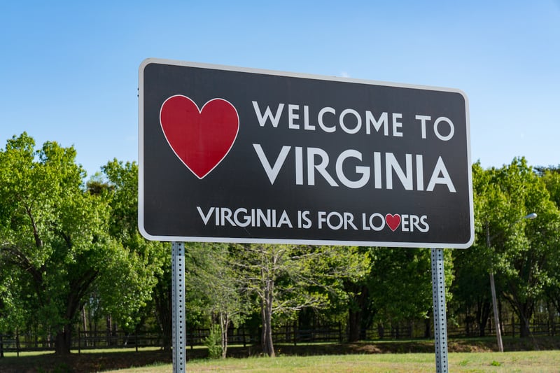 welcome to virginia sign