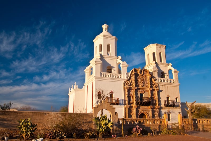 Mission San Xavier at Tucson, Arizona