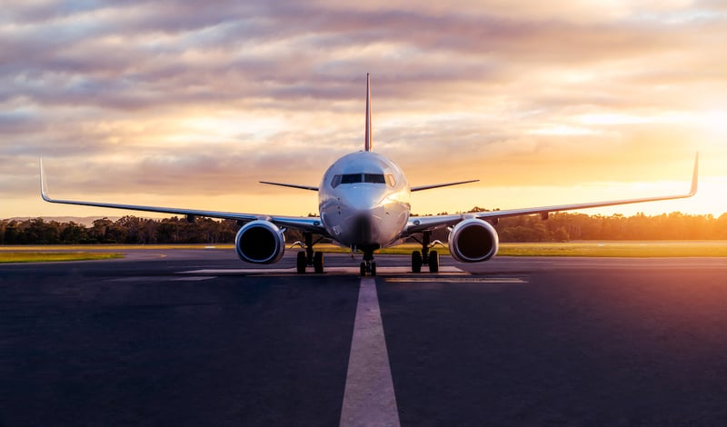 Plane on the tarmac