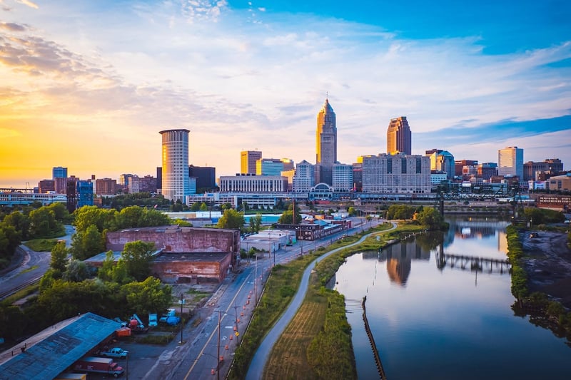 Cleveland skyline