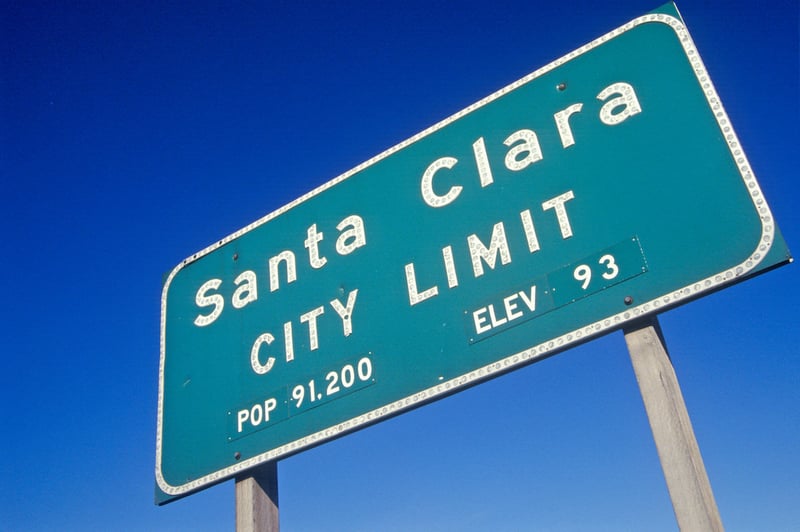 Santa Clara road sign-1