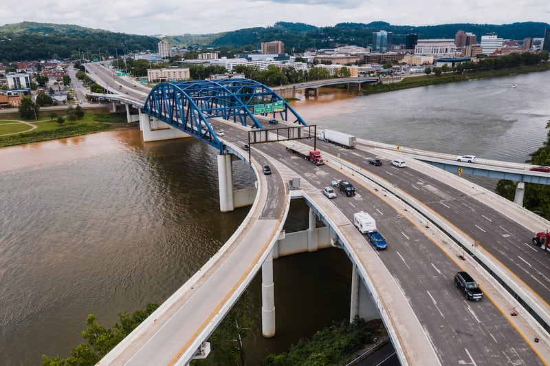 Charleston bridge west virginia