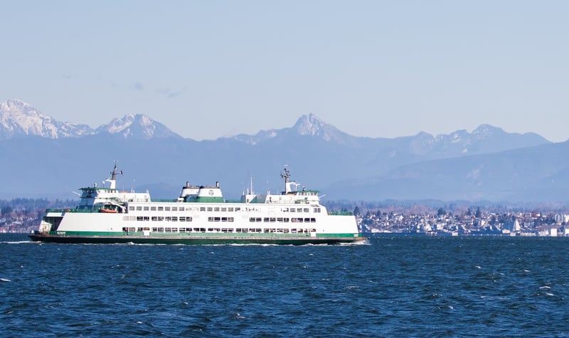 Ferry near Everett