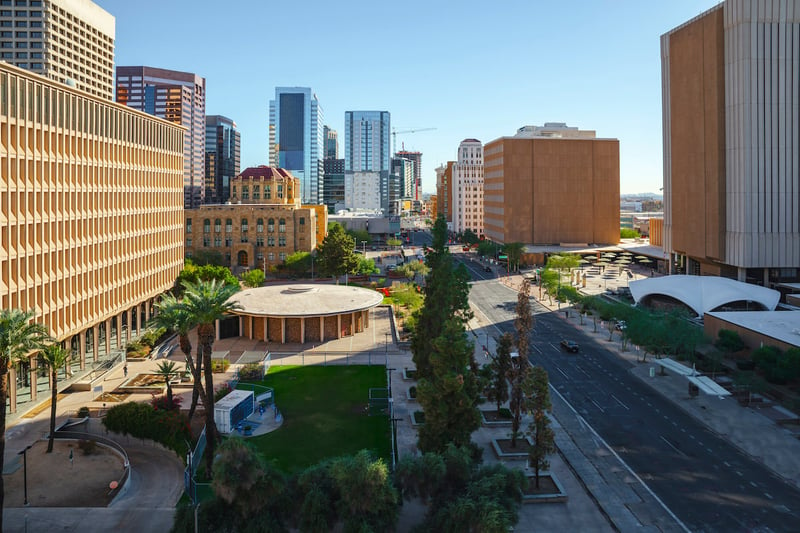 Phoenix Arizona downtown buildings