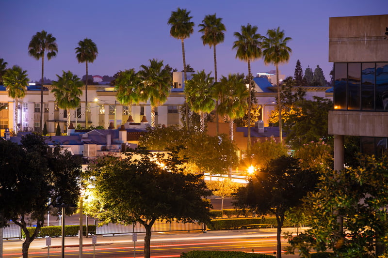 skyline of Anaheim