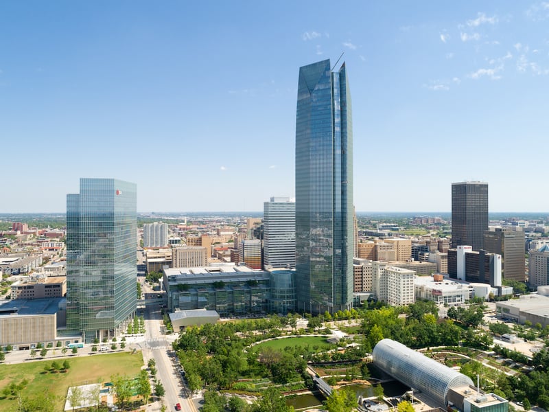 Oklahoma city skyline