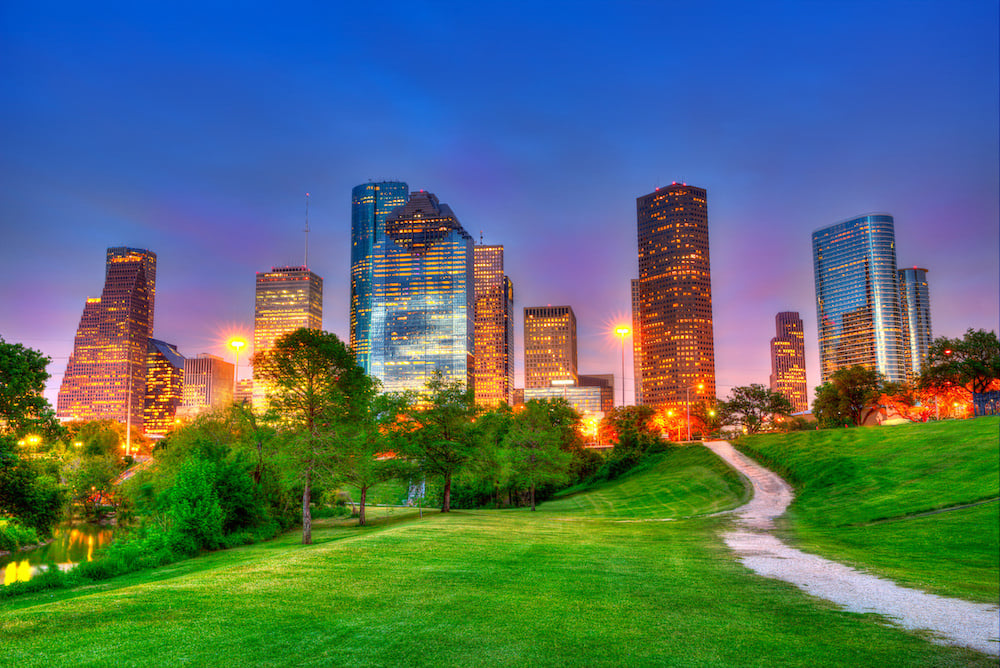 Houston texas skyline