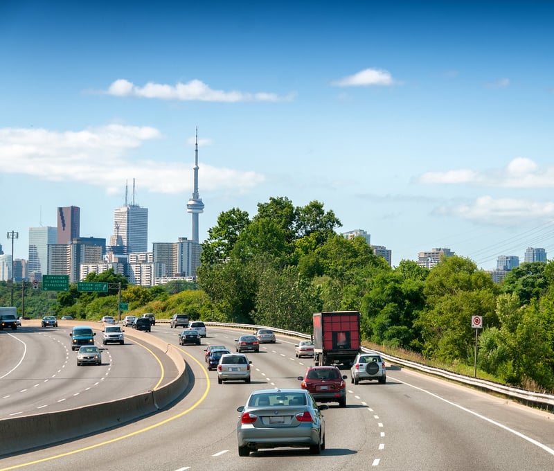 Highway in Toronto