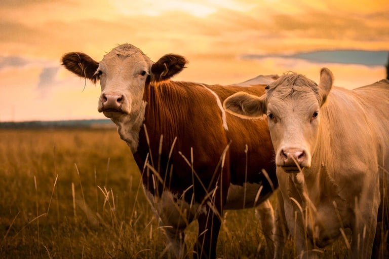 2 Cows on a farm