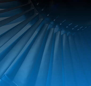 Closeup of a jet engine